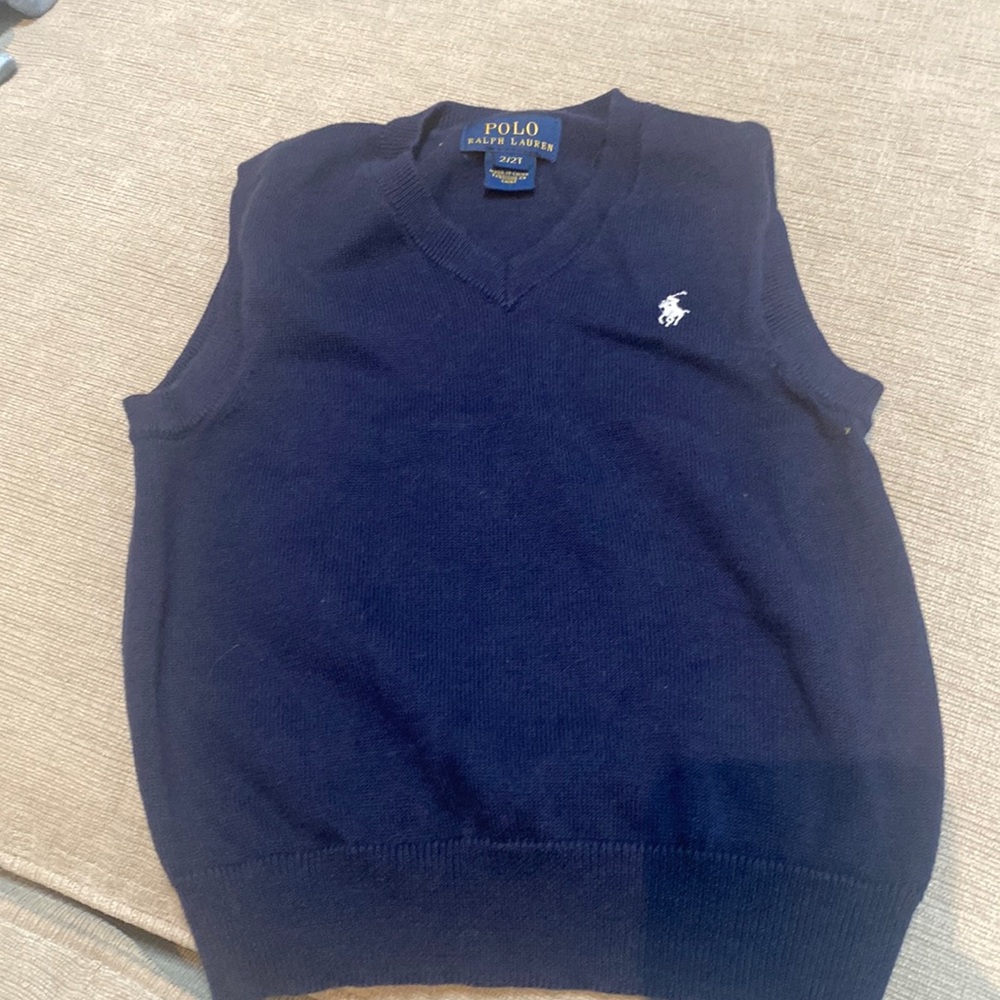 Polo size 2T sweater vest